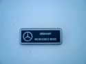 Letrero "DIESEL MERCEDES BENZ" Letrero "DIESEL MERCEDES BENZ"