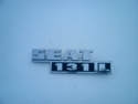 Letrero posterior "SEAT 131/L" Letrero posterior "SEAT 131/L"