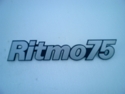 Letrero posterior "RITMO-75" Letrero posterior "RITMO-75"