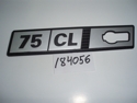 Letrero lateral "75-CL" Seat Letrero lateral "75-CL" Seat