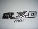 Letrero posterior "GLXD" Seat