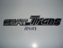 Letrero "SEAT TRANS"