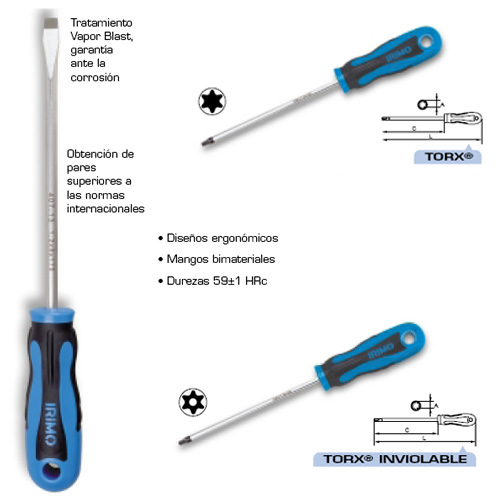 Destornillador Torx T-20x100 mm 20473103 - Haga click en la imagen para cerrar