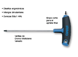 Destornillador Allen en T 6x100 mm 2047311 - Haga click en la imagen para cerrar