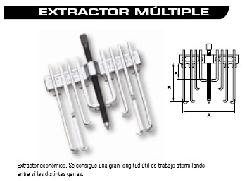 Extractor Múltiple 173x140 mm 206943 - Haga click en la imagen para cerrar