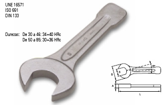 Llave Fija a golpe 65 mm 20685319 - Haga click en la imagen para cerrar