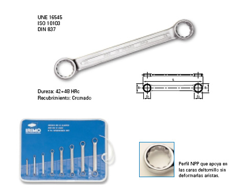 LLave estrella plana 21-23 mm 206508 - Haga click en la imagen para cerrar