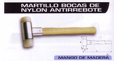 Martillo nylon antirrebote 35 mm 2067022 - Haga click en la imagen para cerrar