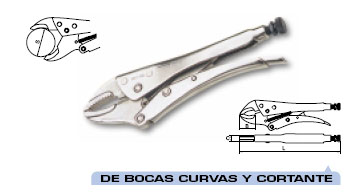 Tenaza GRIP boca curva y cortante 5" 2048852 - Haga click en la imagen para cerrar