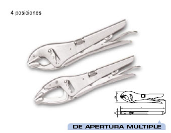 Tenaza GRIP de apertura múltiple 255 mm 204867 - Haga click en la imagen para cerrar
