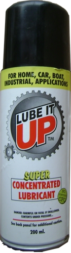 Bote de aceite Lubricante en Spray - Lube It Up - Haga click en la imagen para cerrar